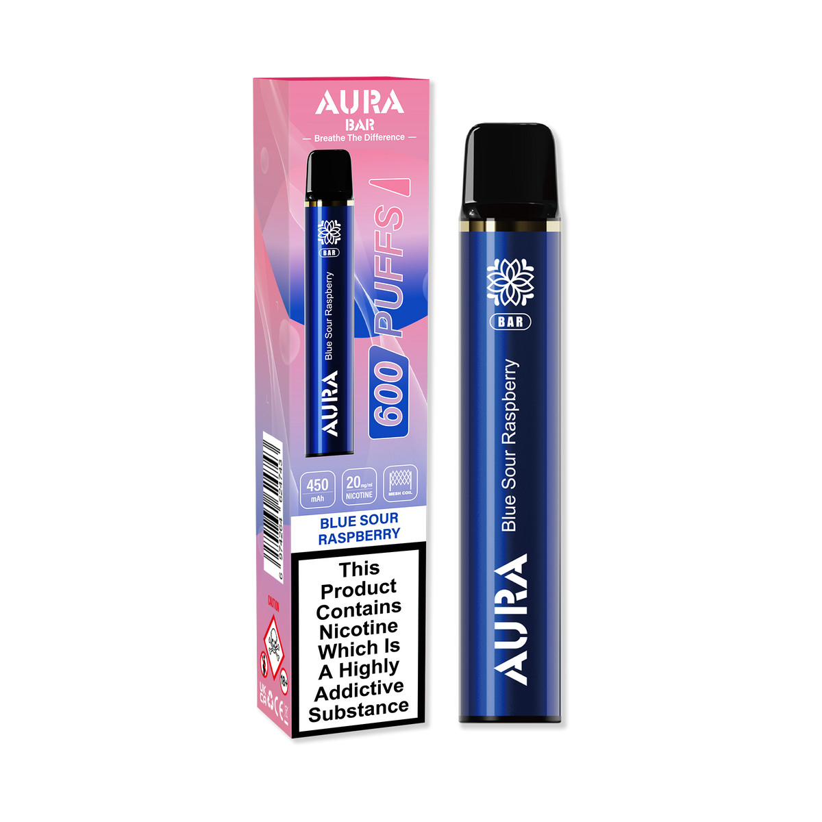 Aura Bar 600 Puffs | Disposbale Vape | Flawless Vapes